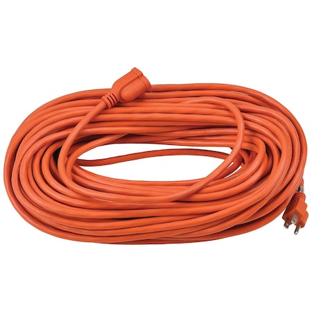 GLOBAL INDUSTRIAL 100 Ft. Outdoor Extension Cord, 16/3 Ga, 10A, Orange 500793